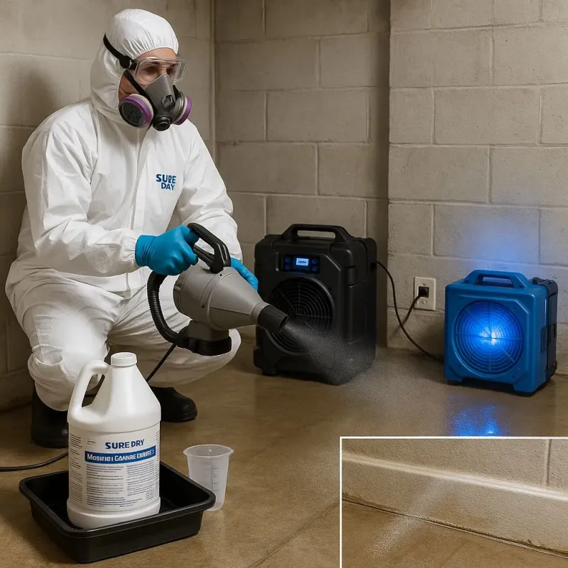 Sanitization and Odor Removal process in New Cumberland, WV